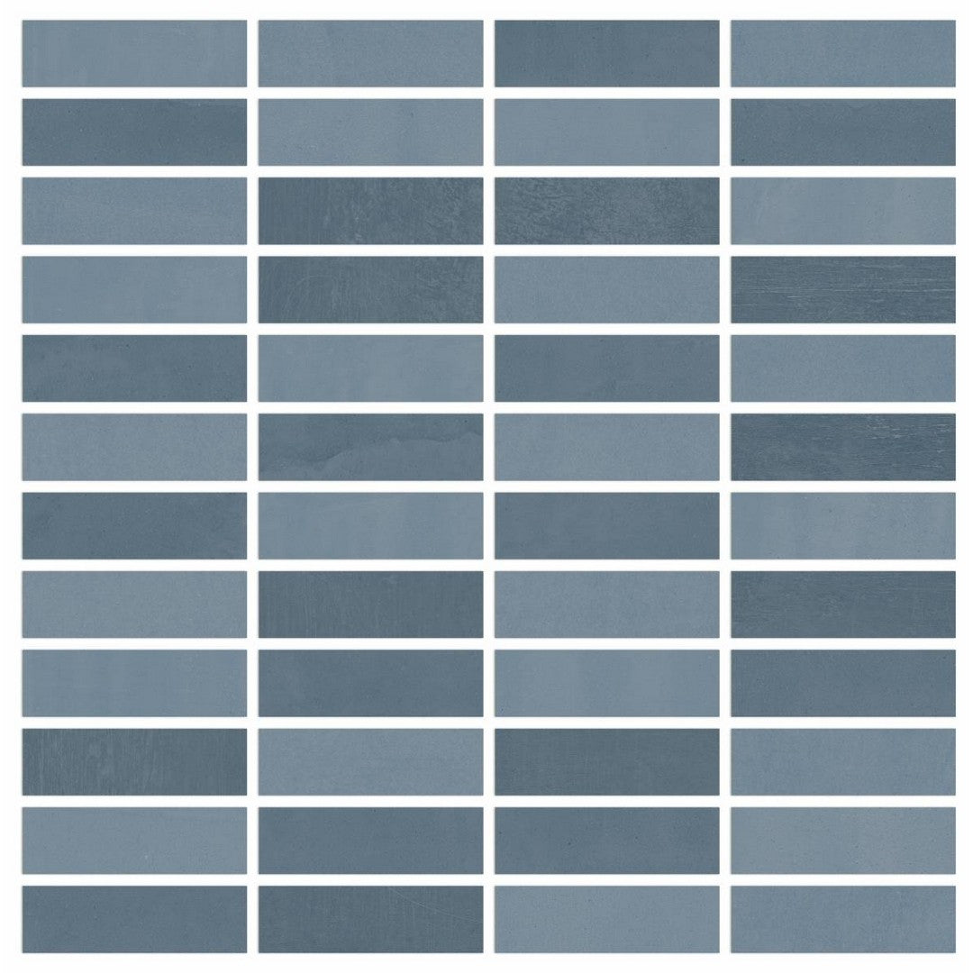 Landmark Ceramics 12" x 12" Vision Color Rectified Matte Porcelain Stack Mosaic