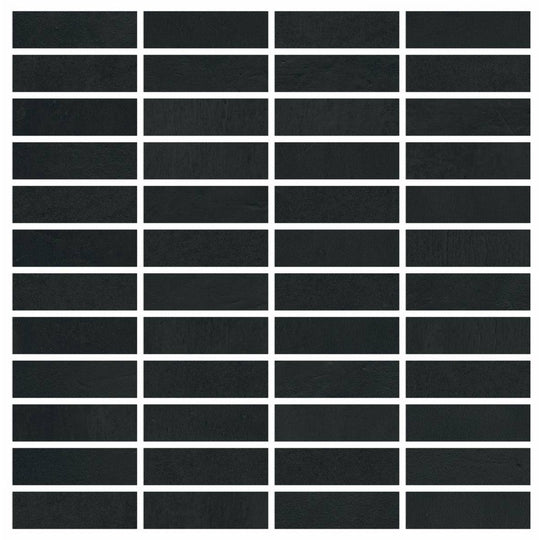 Landmark Ceramics 12" x 12" Vision Color Rectified Matte Porcelain Stack Mosaic