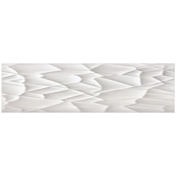 Happy Floors 12" x 36" Glaciar Rectified Natural Ceramic Decor Wall Tile