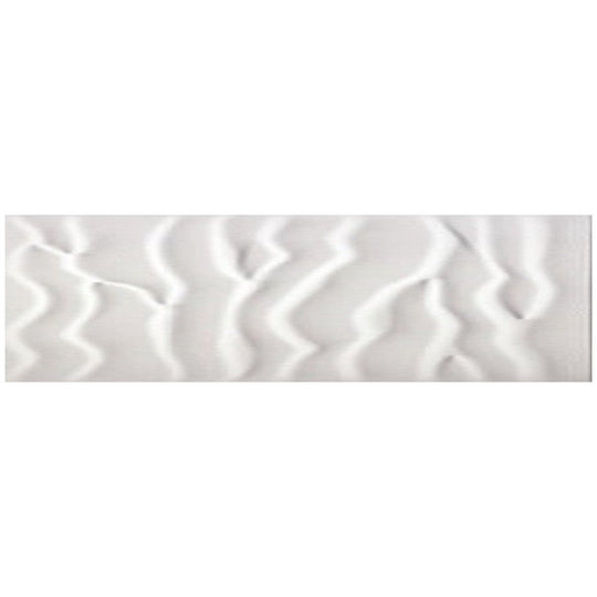 Happy Floors 12" x 36" Glaciar Rectified Natural Ceramic Decor Wall Tile