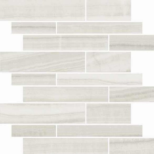 Happy Floors 12" x 12" Onyx Polished Porcelain Muretto Mosaic