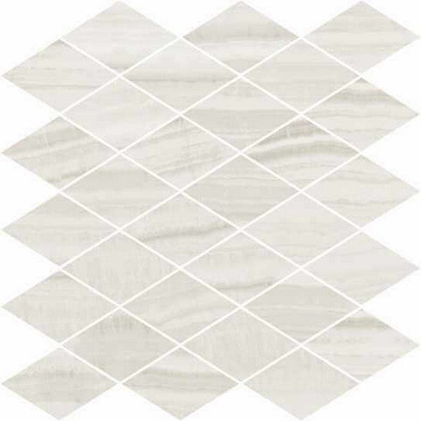 Happy Floors 12" x 13.5" Onyx Polished Porcelain Rhomboid Mosaic