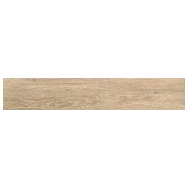 Happy Floors 3" x 18" Acorn Painted-Bevel Natural Porcelain Bullnose