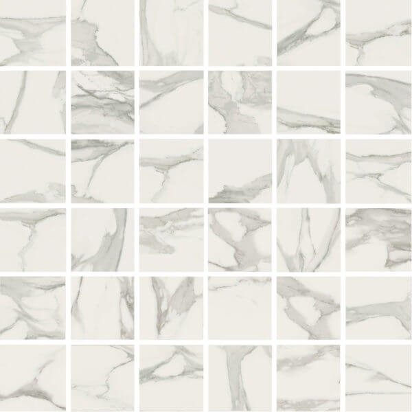 Happy Floors 12" x 12" Stratus Natural Porcelain 2" Mosaic