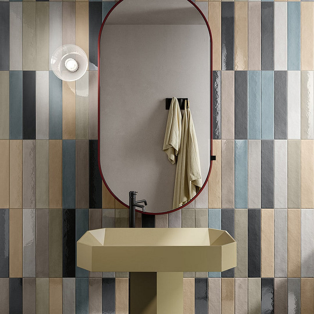 Del-Conca-USA-Aura-3-x-16-Glossy-Glazed-Porcelain-Wall-Tile-Eucalyptus-Deep