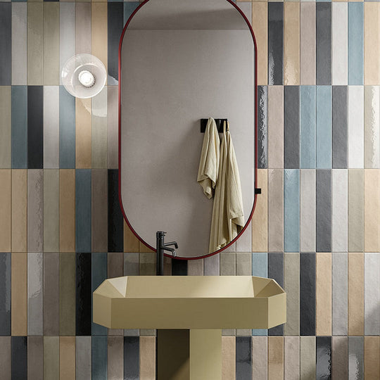 Del-Conca-USA-Aura-3-x-16-Glossy-Glazed-Porcelain-Wall-Tile-Eucalyptus-Deep