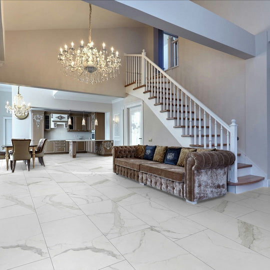 Happy-Floors-24-x-48-Statuario-Rectified-Glossy-Porcelain-Tile-Natural-Glossy