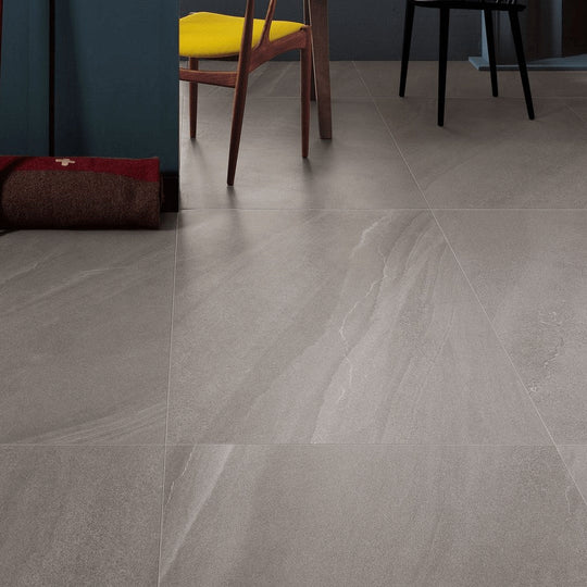 Happy Floors 12" x 24" Limerock Rectified Natural Porcelain Tile