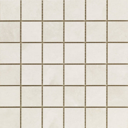 Happy Floors 12" x 12" Salt Stone Square Matte Porcelain 2" Mosaic