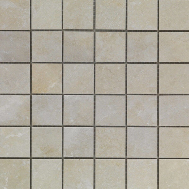 Happy Floors 12" x 12" Salt Stone Square Matte Porcelain 2" Mosaic