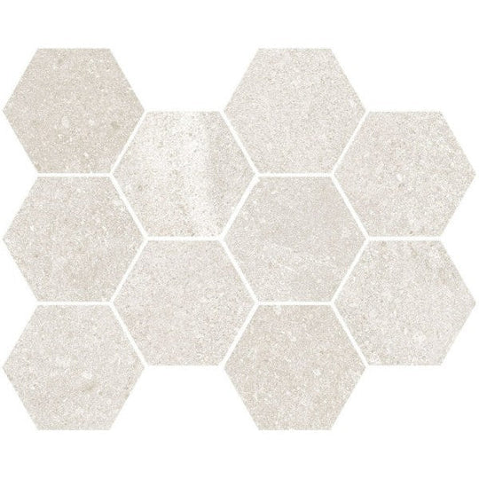 Happy Floors Austral 8" x 10" Matte Hexagon Mosaic