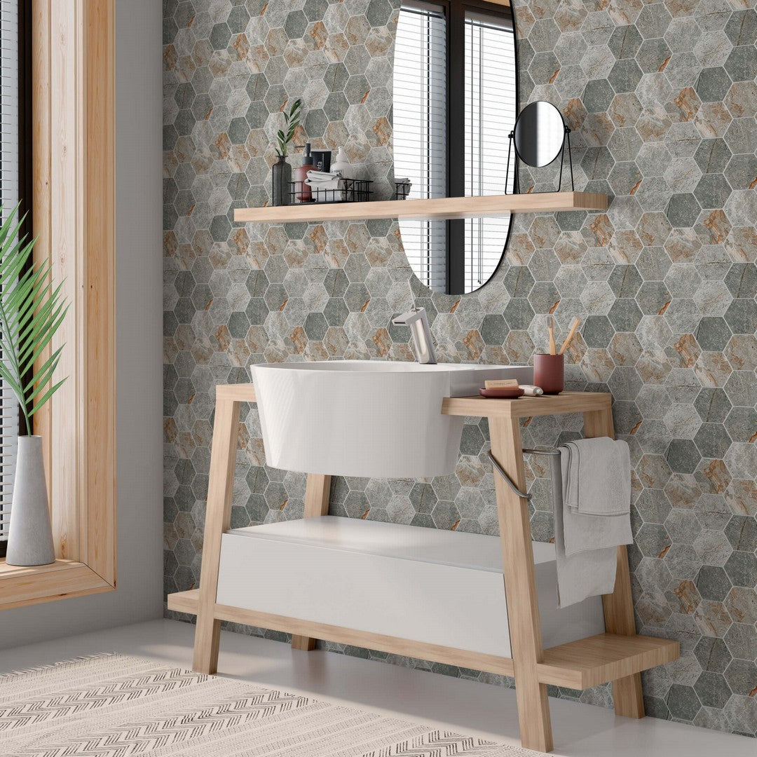 Happy-Floors-10-x-14-Toscana-Rectified-Matte-Hexagon-Porcelain-Mosaic-Gris