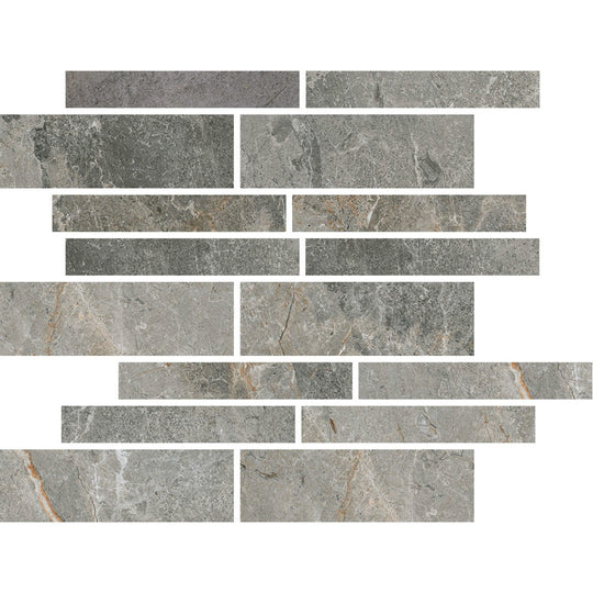Happy Floors 11" x 13" Toscana Rectified Matte Muretto Porcelain Mosaic