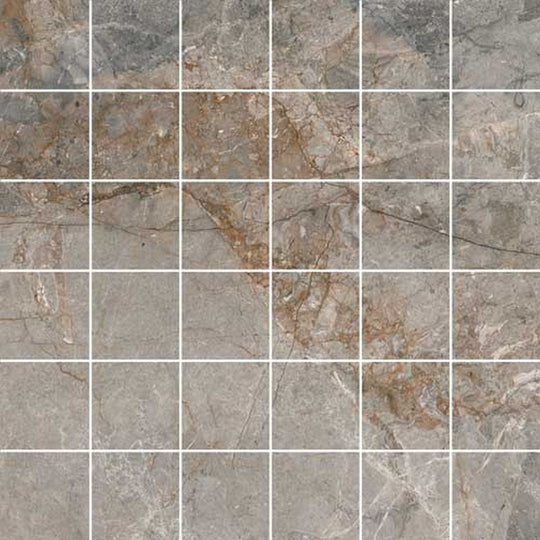 Happy Floors 12" x 12" Toscana Rectified Matte Porcelain 2" Mosaic