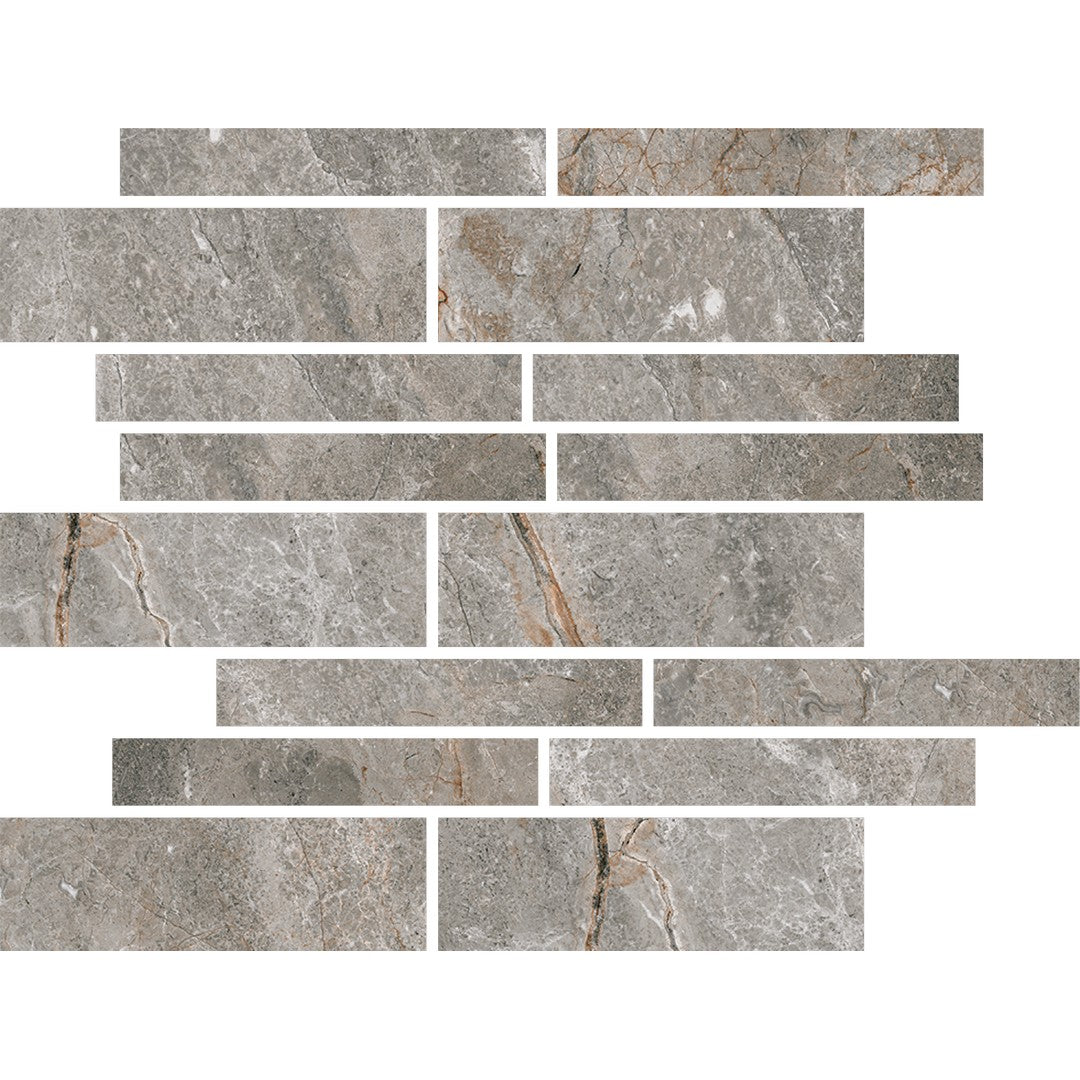 Happy Floors 11" x 13" Toscana Rectified Matte Muretto Porcelain Mosaic