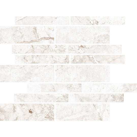 Happy Floors 11" x 13" Toscana Rectified Matte Muretto Porcelain Mosaic