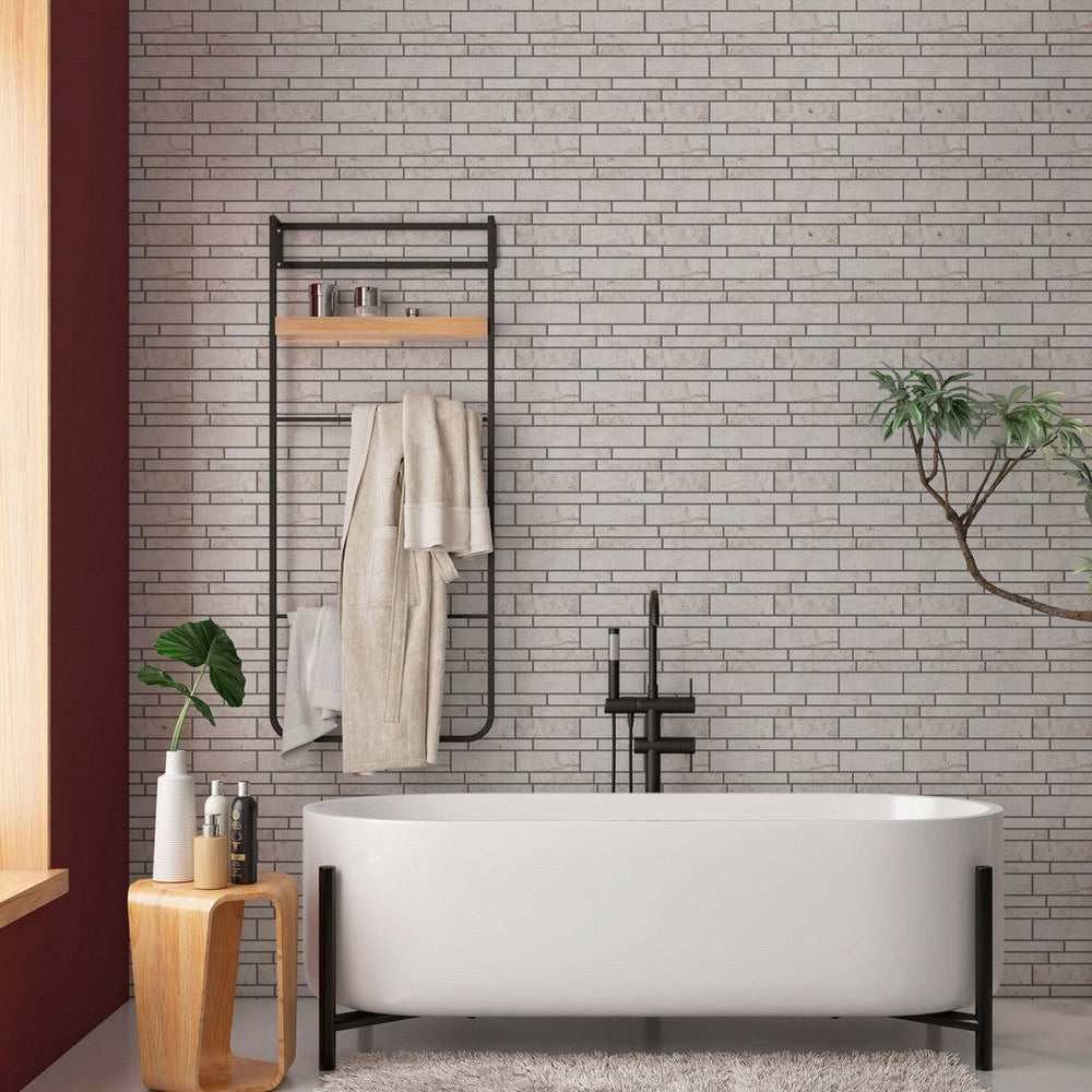 Happy-Floors-11-x-13-Toscana-Rectified-Matte-Muretto-Porcelain-Mosaic-Bianco