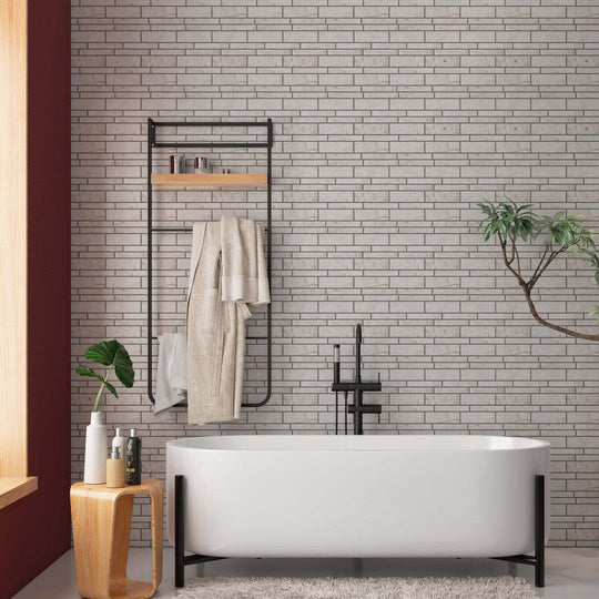 Happy-Floors-11-x-13-Toscana-Rectified-Matte-Muretto-Porcelain-Mosaic-Bianco