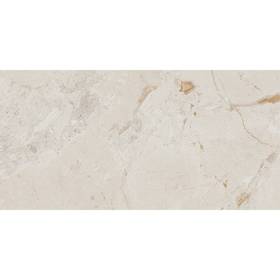 Happy Floors 12" x 24" Eva Natural Rectified Porcelain Tile