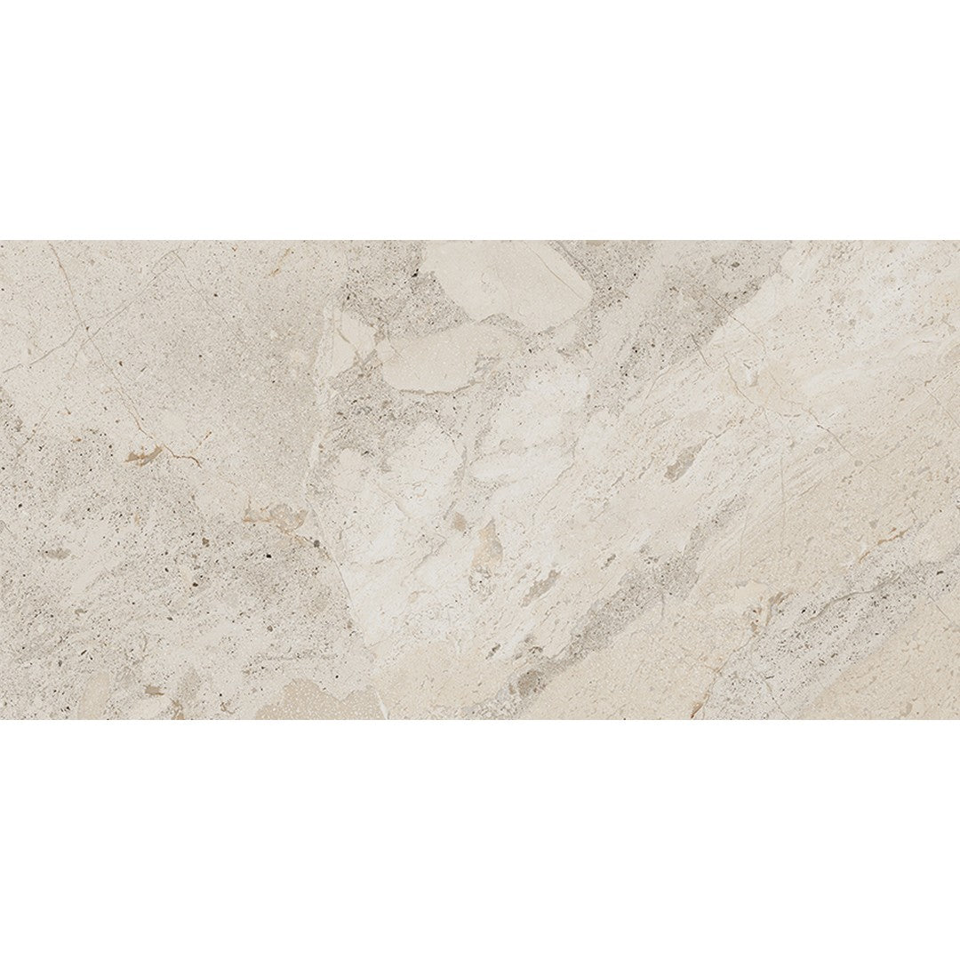 Happy Floors 12" x 24" Eva Natural Rectified Porcelain Tile