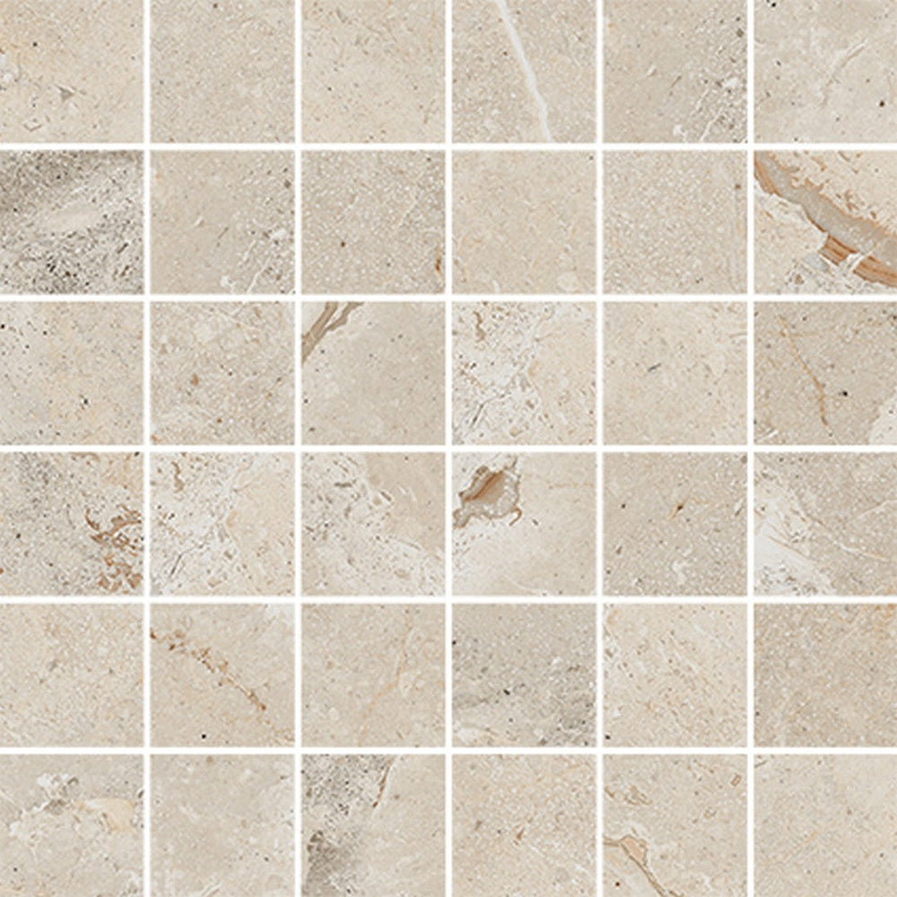 Happy Floors 12" x 12" Eva Polished Porcelain Mosaic