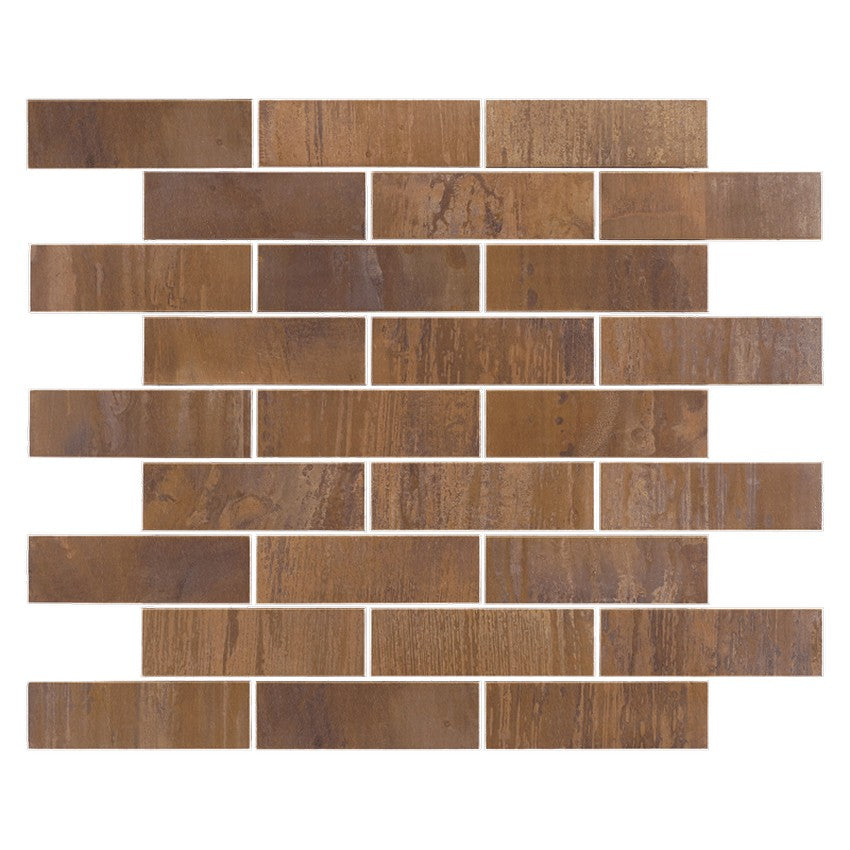 Maniscalco-Stone-11.2-x-11.7-Murray-River-Metal-Antique-Ceramic-Copper-1.2x4-Brick-Mosaic-Copper