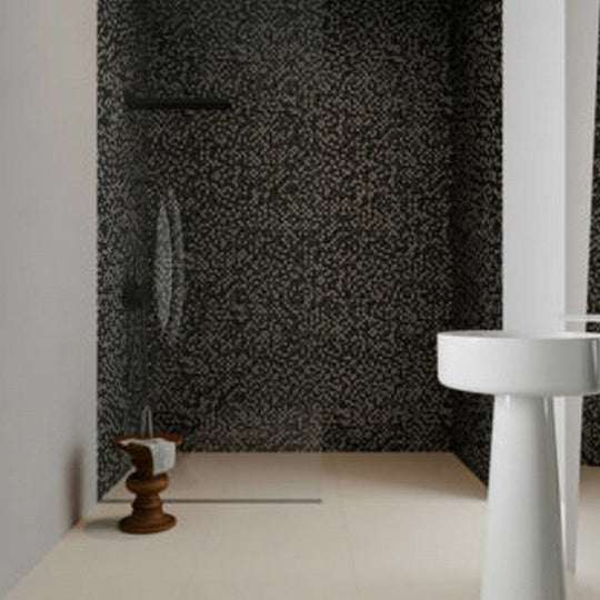 Qualis-Ceramica-12-x-12-Bliss-Matte-Mixed-Material-5/8-Mosaic-Midnight-Mosai