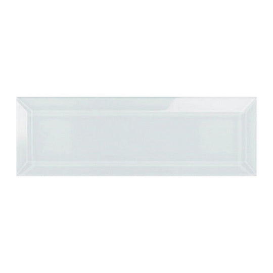 Qualis Ceramica 3" x 9" Bliss Element Glossy Glass Beveled Wall Tile