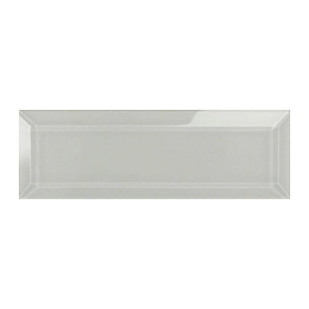 Qualis Ceramica 3" x 9" Bliss Element Glossy Glass Beveled Wall Tile