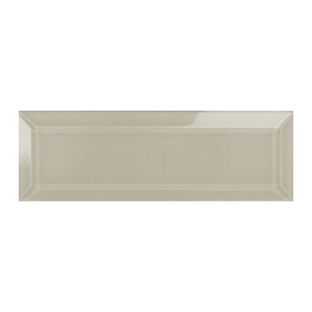 Qualis Ceramica 3" x 9" Bliss Element Glossy Glass Beveled Wall Tile