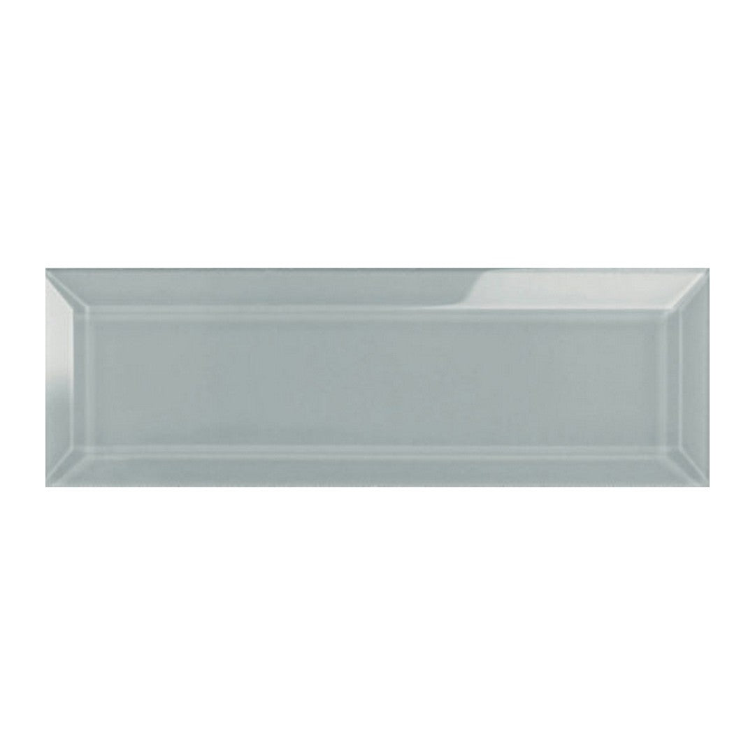 Qualis Ceramica 3" x 9" Bliss Element Glossy Glass Beveled Wall Tile