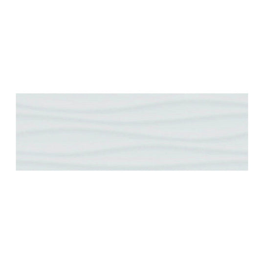 Qualis Ceramica 8" x 24" Bliss Element Glossy Glass Tidal Wall Tile
