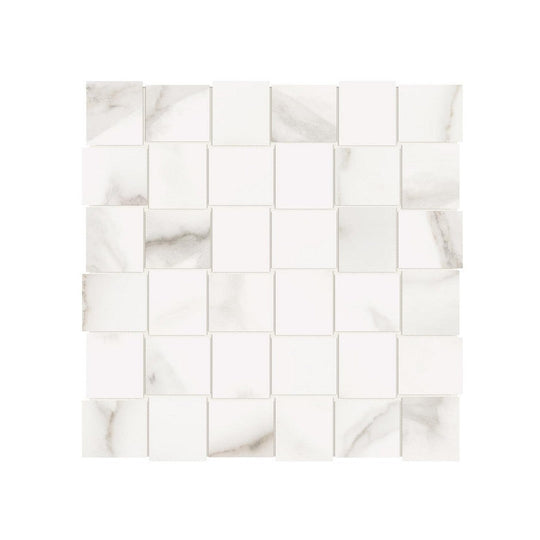 Anatolia 12" x 12" Mayfair Rectified Matte Porcelain 2" Basketweave Mosaic