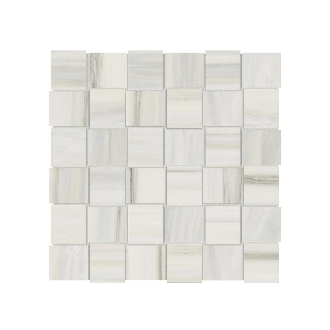 Anatolia 12" x 12" Mayfair Rectified Polished Porcelain 2" Basketweave Mosaic