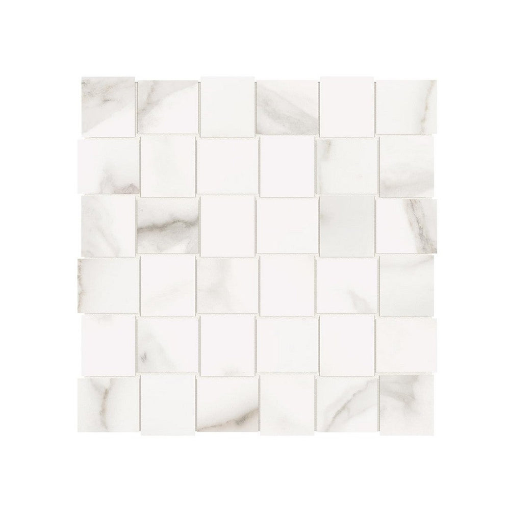 Anatolia 12" x 12" Mayfair Rectified Polished Porcelain 2" Basketweave Mosaic