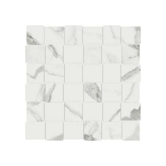 Anatolia 12" x 12" Mayfair Rectified Polished Porcelain 2" Basketweave Mosaic