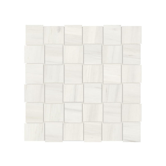 Anatolia 12" x 12" Mayfair Rectified Polished Porcelain 2" Basketweave Mosaic