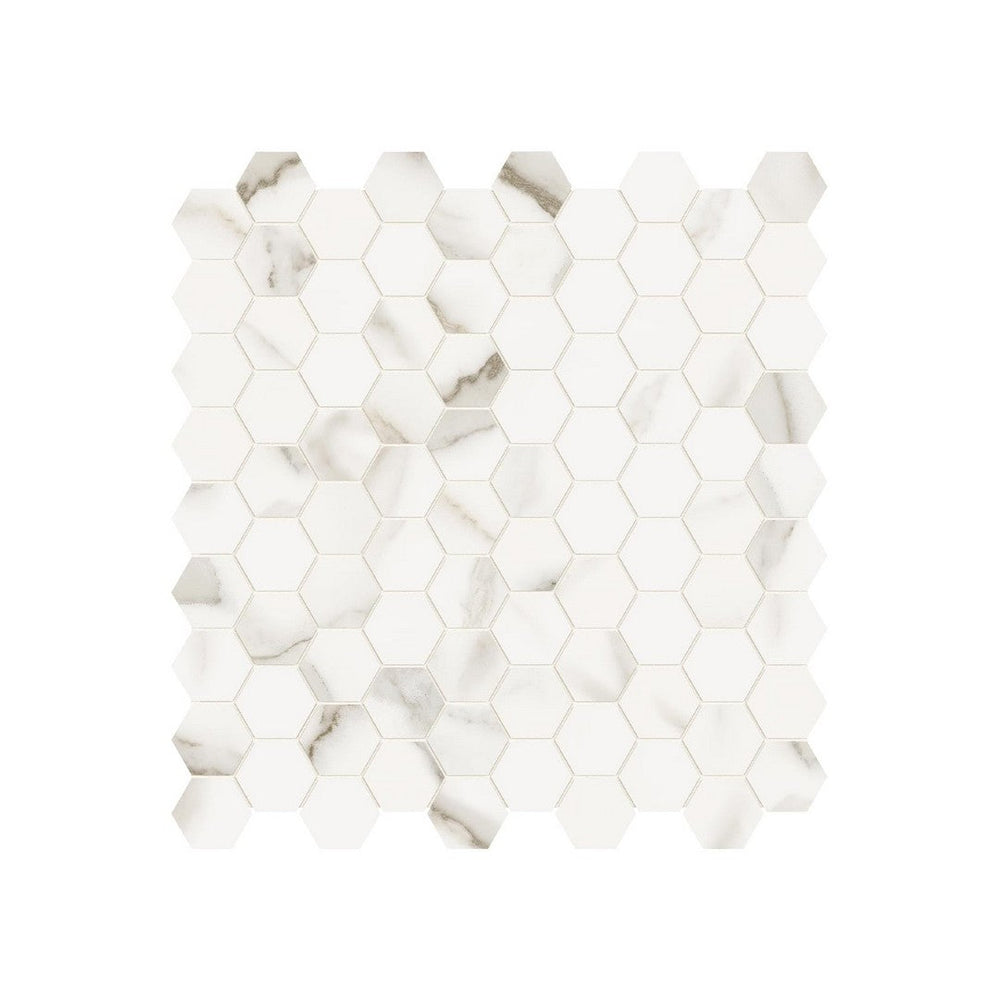 Anatolia 12" x 12" Mayfair Polished Porcelain 1" Hexagon Mosaic