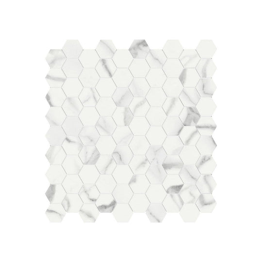 Anatolia 12" x 12" Mayfair Polished Porcelain 1" Hexagon Mosaic