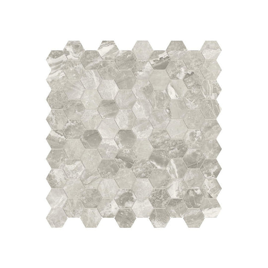 Anatolia 12" x 12" Mayfair Polished Porcelain 1" Hexagon Mosaic