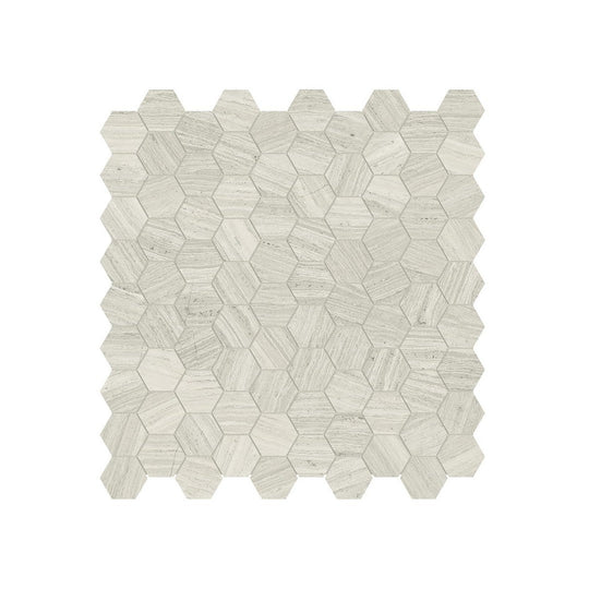 Anatolia 12" x 12" Mayfair Polished Porcelain 1" Hexagon Mosaic