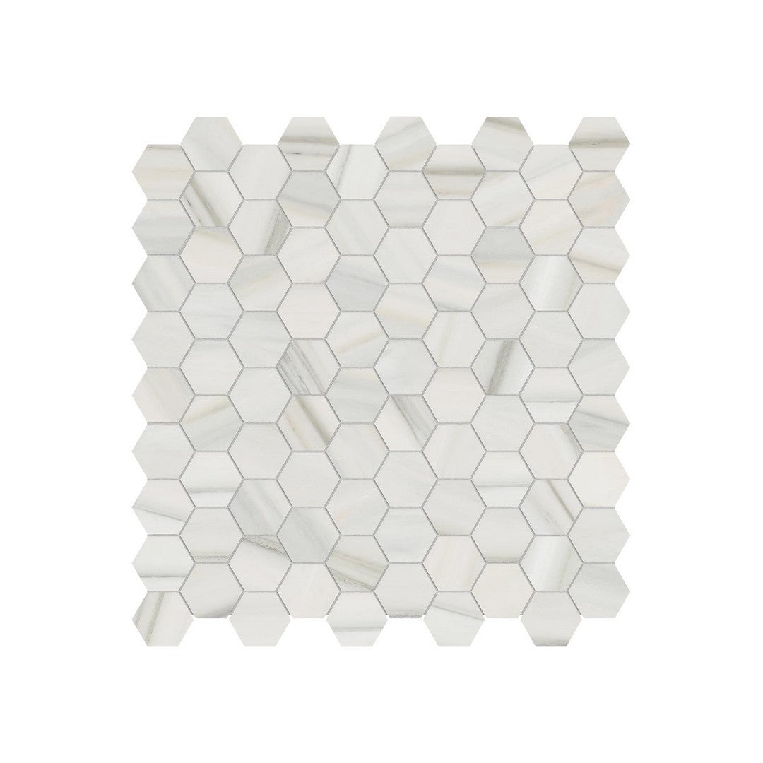Anatolia 12" x 12" Mayfair Polished Porcelain 1" Hexagon Mosaic