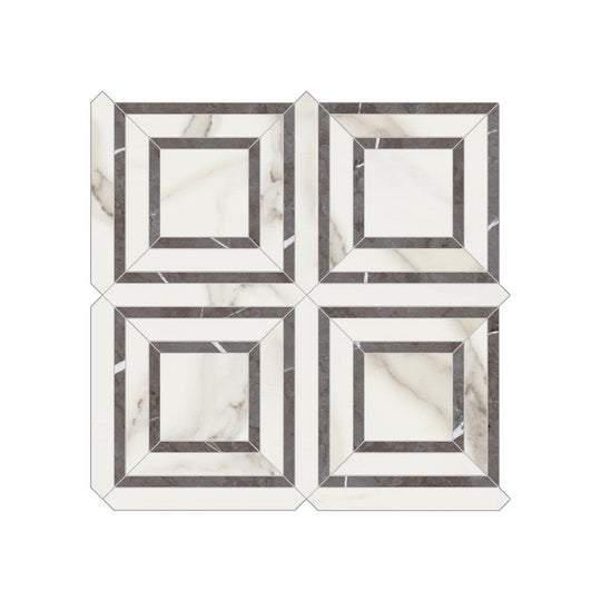 Anatolia 12" x 12" Mayfair Rectified Polished Porcelain Piazza Mosaic