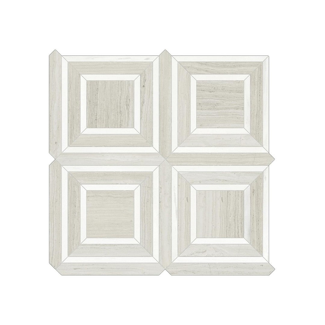 Anatolia 12" x 12" Mayfair Rectified Polished Porcelain Piazza Mosaic