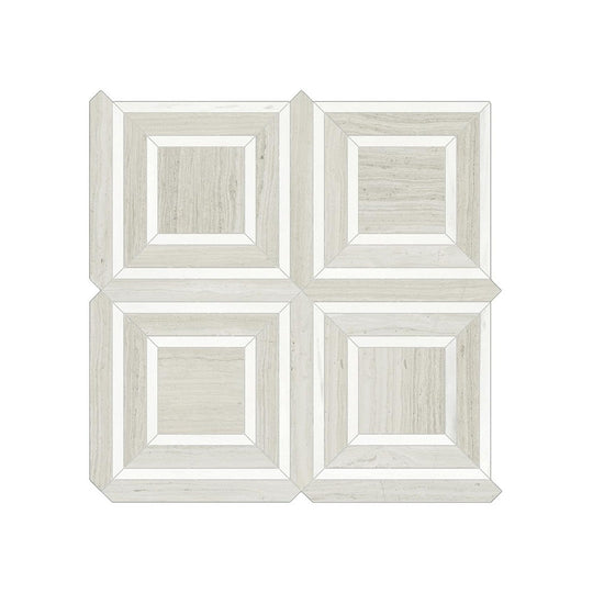 Anatolia 12" x 12" Mayfair Rectified Polished Porcelain Piazza Mosaic
