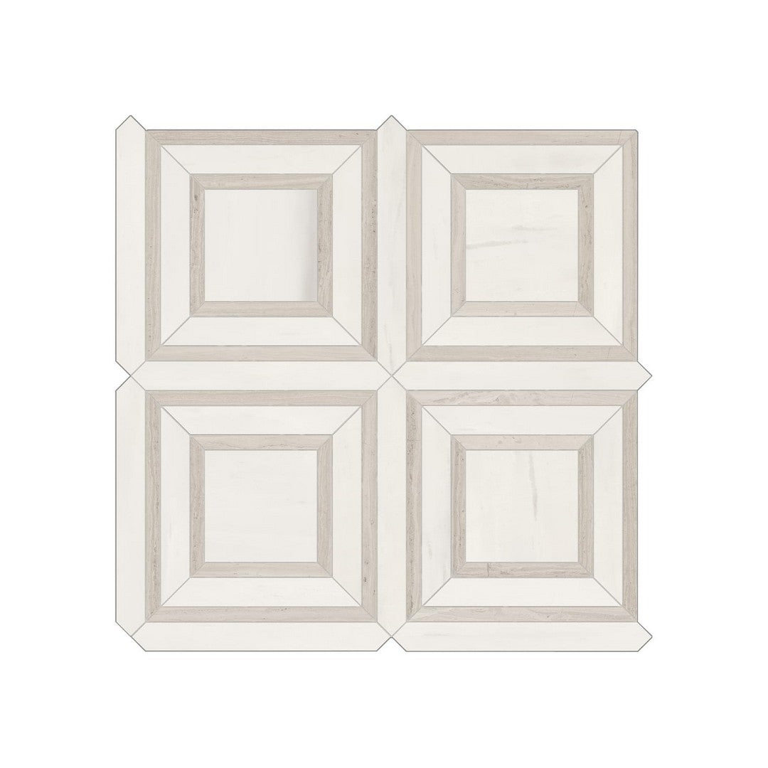 Anatolia 12" x 12" Mayfair Rectified Polished Porcelain Piazza Mosaic