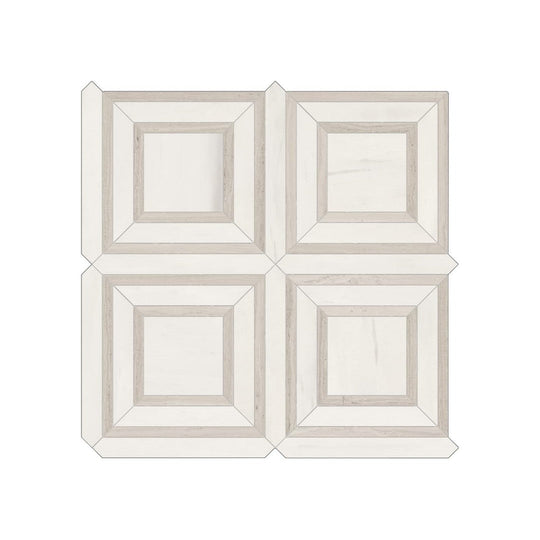 Anatolia 12" x 12" Mayfair Rectified Polished Porcelain Piazza Mosaic