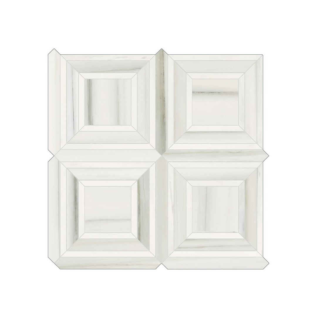 Anatolia 12" x 12" Mayfair Rectified Polished Porcelain Piazza Mosaic