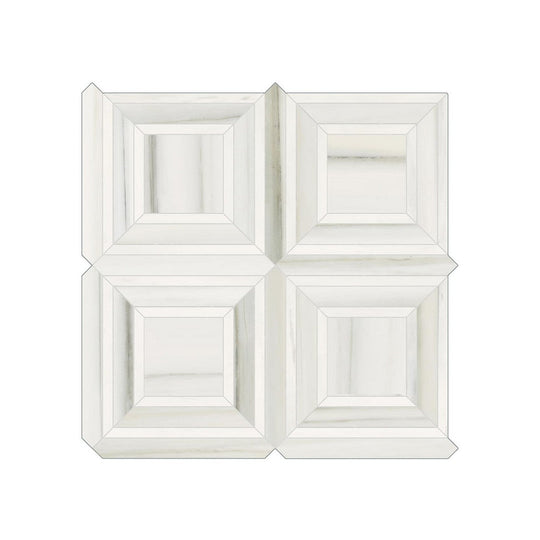 Anatolia 12" x 12" Mayfair Rectified Polished Porcelain Piazza Mosaic