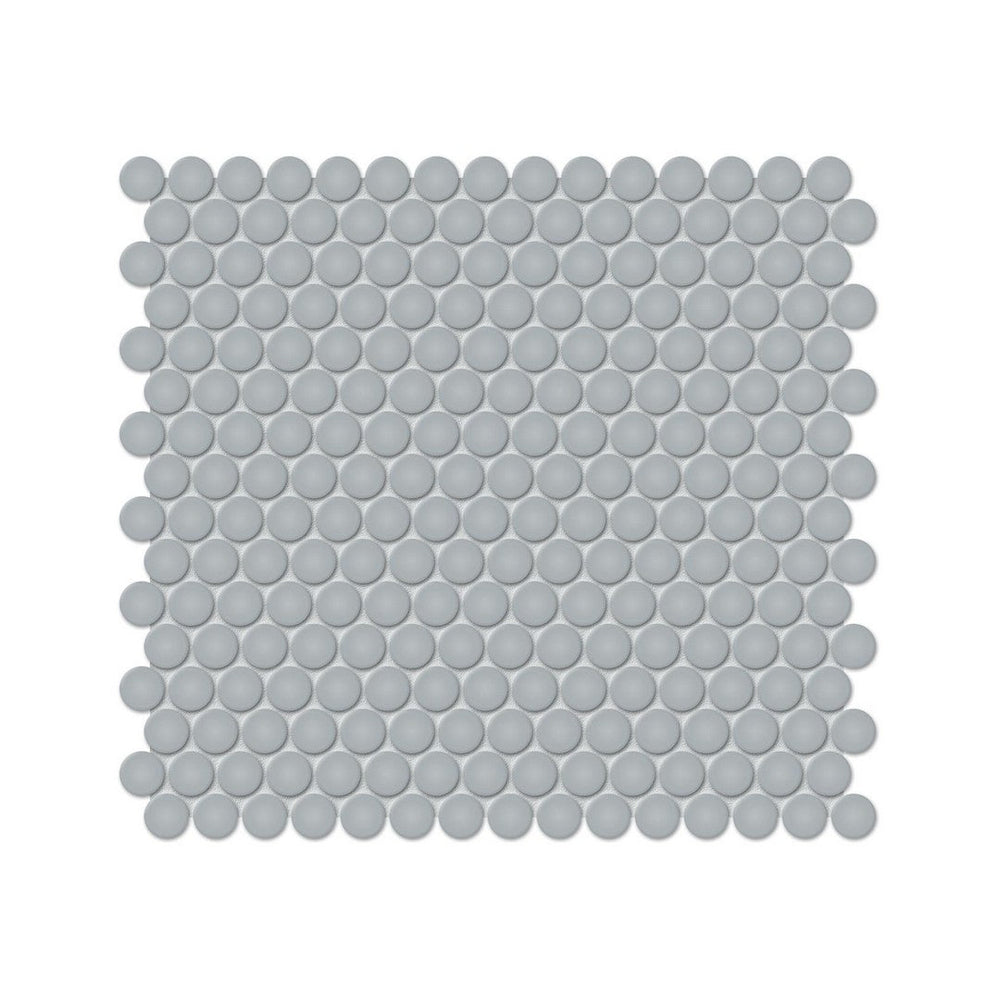 Anatolia 11.38" x 12.32" Soho Glossy Porcelain 0.75" Penny Round Mosaic